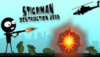 Stickman Destruction Free Screen Shot 1