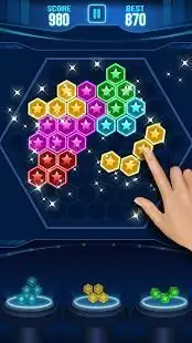 Glow Block Puzzle Game 2018 Screen Shot 0