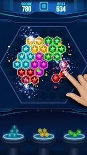 Glow Block Puzzle Game 2018 Screen Shot 3