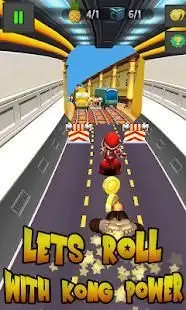 Subway Kong Surf 3D in Banana Country Screen Shot 0