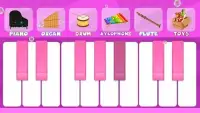 Kids Pink Piano : Free Screen Shot 1