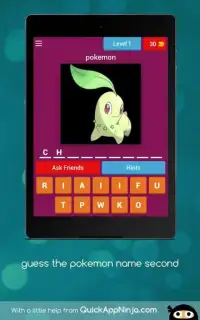 Guess the Pokemon Name Second Generation Screen Shot 8