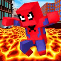 Spider Hero Lava Craft