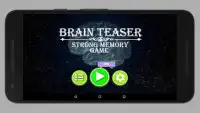 Brain Teaser : Strong Memory Game Screen Shot 4