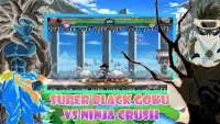 Super Black Goku VS Ninja Crush Screen Shot 4