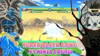 Super Black Goku VS Ninja Crush Screen Shot 3