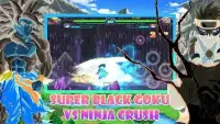 Super Black Goku VS Ninja Crush Screen Shot 6