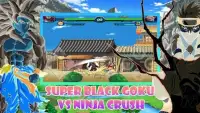 Super Black Goku VS Ninja Crush Screen Shot 1