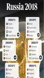 2018 FIFA WORLD CUP Fixtures Screen Shot 2