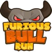 Furious bull run