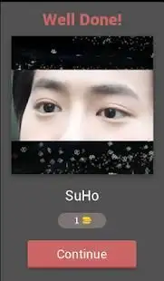 Guess EXO Member’s Eye Kpop Quiz Game. Screen Shot 17