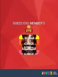 Guess EXO Member’s Eye Kpop Quiz Game. Screen Shot 12