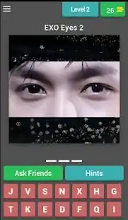 Guess EXO Member’s Eye Kpop Quiz Game. Screen Shot 16