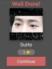 Guess EXO Member’s Eye Kpop Quiz Game. Screen Shot 4
