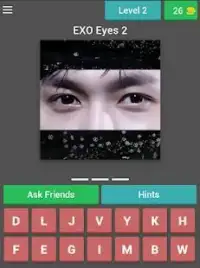 Guess EXO Member’s Eye Kpop Quiz Game. Screen Shot 3