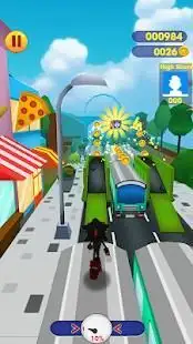 Subway Shadow Sonic Racing Surf Run & Dash Screen Shot 1