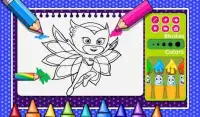Coloring For Pj Masks - Colouring Book Screen Shot 3