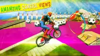 Superheroes Bmx Bicycle Stunts: Free Speed Racing Screen Shot 4