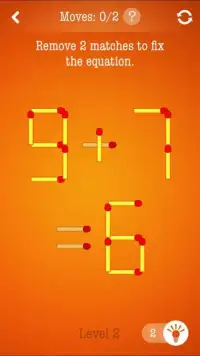 Smart Matches ~ Free Puzzle Game with Matchsticks Screen Shot 6
