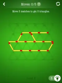 Smart Matches ~ Free Puzzle Game with Matchsticks Screen Shot 0