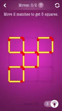 Smart Matches ~ Free Puzzle Game with Matchsticks Screen Shot 7