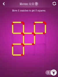 Smart Matches ~ Free Puzzle Game with Matchsticks Screen Shot 3