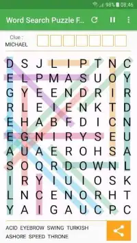 Word Search Puzzle Free 4 Screen Shot 9