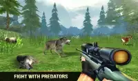 Wild Wolf Safari Animal Sniper Hunting Game Screen Shot 0