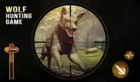 Wild Wolf Safari Animal Sniper Hunting Game Screen Shot 2