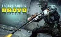 Bravo Escape Sniper Commando 3D Screen Shot 0