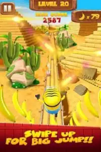 banana super minion game despicable of me rush 3D Screen Shot 3