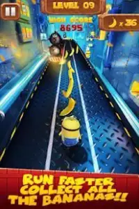 banana super minion game despicable of me rush 3D Screen Shot 1