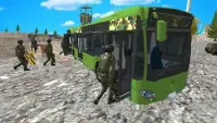 Heavy Duty Bus Game: Army Soldiers Transport 3D Screen Shot 5