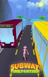 Subway Pink Panther World Screen Shot 0