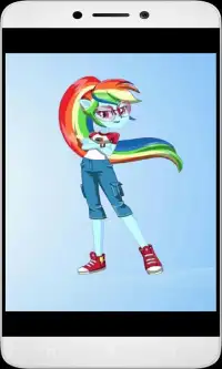 Dress Up Rainbow Dash MLPEGame Screen Shot 2