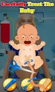 Virtual Mom Pregnant Surgery Newborn Baby Care 2D Screen Shot 0