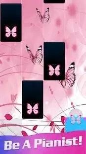 Rose Piano Tiles Butterfly 2018 Screen Shot 3