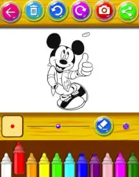 Mouse Coloring Page Games Screen Shot 3