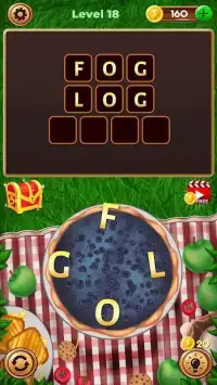 Word Evolution: Picnic (Free word puzzle games) Screen Shot 1