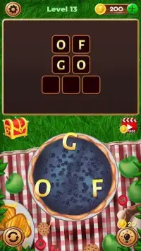 Word Evolution: Picnic (Free word puzzle games) Screen Shot 0