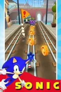 Subway Sonic Run Dash - Dasbor sonik Screen Shot 1