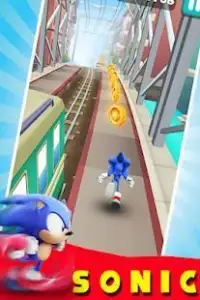 Subway Sonic Run Dash - Dasbor sonik Screen Shot 2