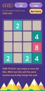 2048 Super Free Puzzle Game Screen Shot 4