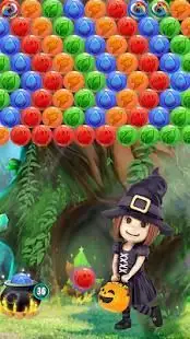 Funny Witch Pop Bubble Adventure Screen Shot 0