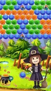 Funny Witch Pop Bubble Adventure Screen Shot 2