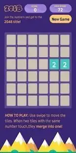 2048 Super Free Puzzle Game Screen Shot 2