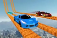 Longest Tightrope Mega Ramp Car Racing Stunts Game Screen Shot 7