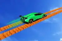 Longest Tightrope Mega Ramp Car Racing Stunts Game Screen Shot 5