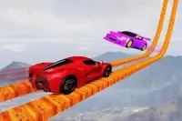 Longest Tightrope Mega Ramp Car Racing Stunts Game Screen Shot 6