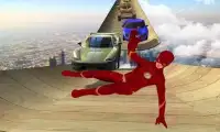 Speed Hero Airborne Mega Ramp in Vegas City Screen Shot 6